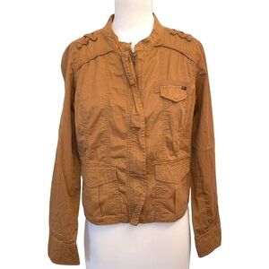 MAURICES brown long sleeve zip-up jacket in women’s size Small